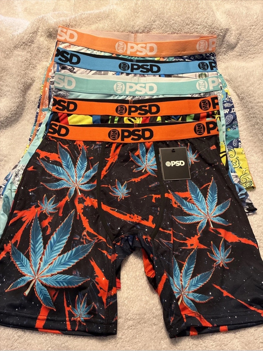 PSD mens boxer briefs lot of 5 size XL